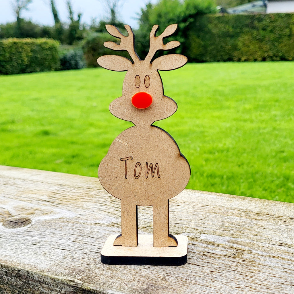 Personalised Reindeer Christmas Ornament