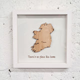 Personalised engraved framed Map of Ireland