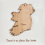 Personalised engraved framed Map of Ireland