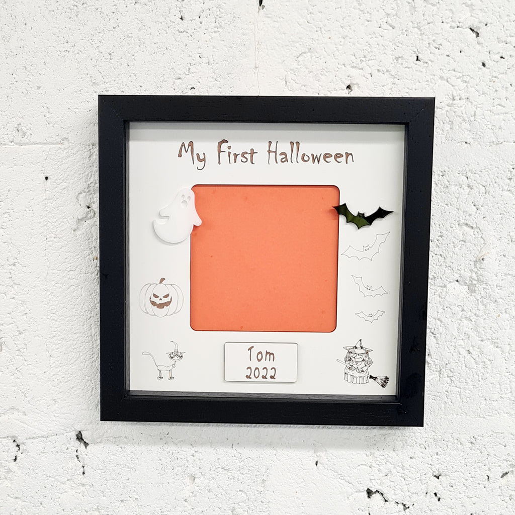 My First Halloween Personalised Photo Frame