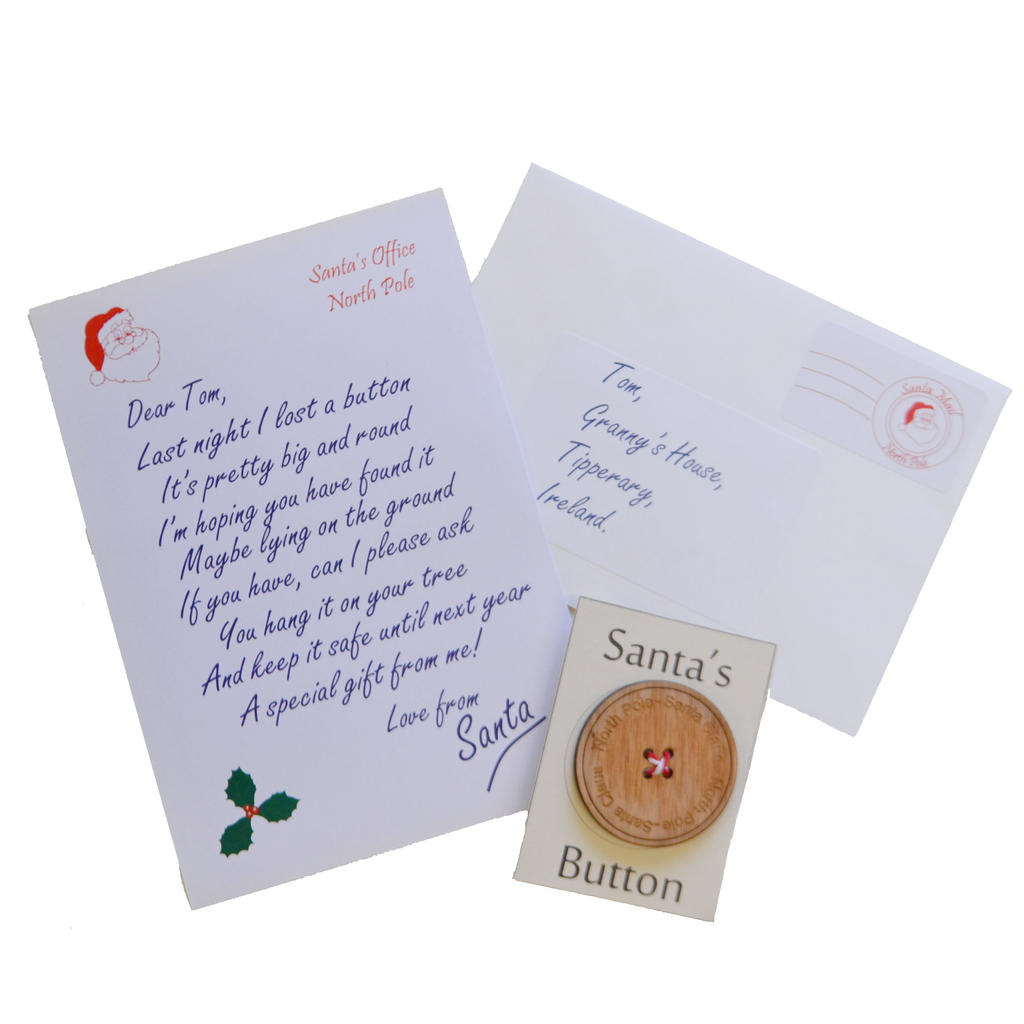 Santa's Lost Button and Personalised Letter